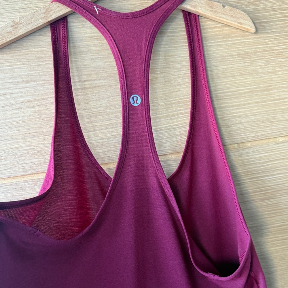 Lululemon Athletica Deep Red Tank Top - Picture 2 of 2